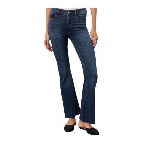 DL1961 Bridget Boot Cut Jeans Instasculpt High Rise in Seacliff Size 31 - Picture 1 of 11